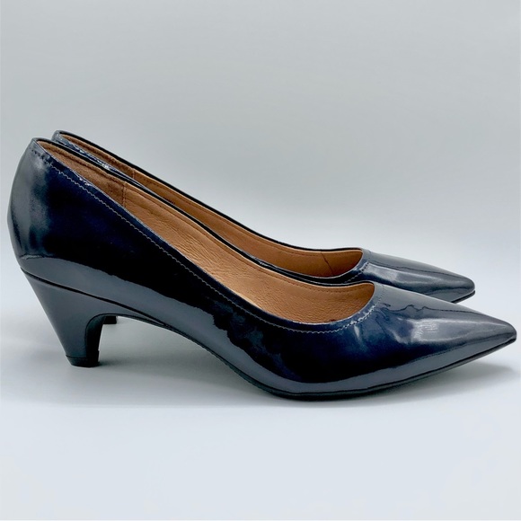 Sofft Altessa II Patent Leather Pump In Marine blue - Picture 6 of 12